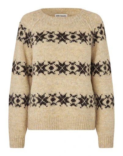 Lollys Laundry - LattieLL Strik - Creme 